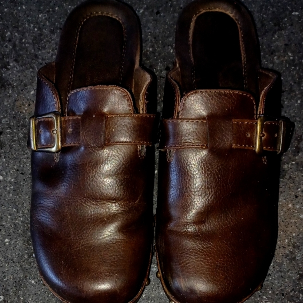 Natural Soul Clogs Studded Brown 6.5
